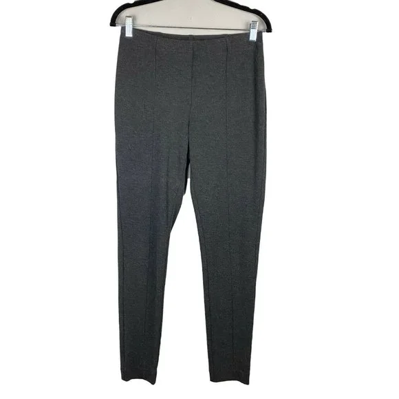 J. Jill Pants Jumpsuits J Jill Ponte Leggings Pants Stretch Elastic Waist Gray Medium Poshmark
